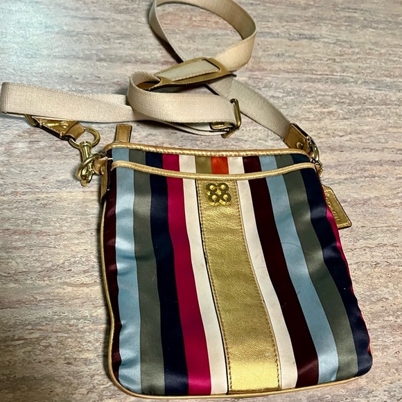 Coach multi-striped crossbody bag - Picture 9 of 16